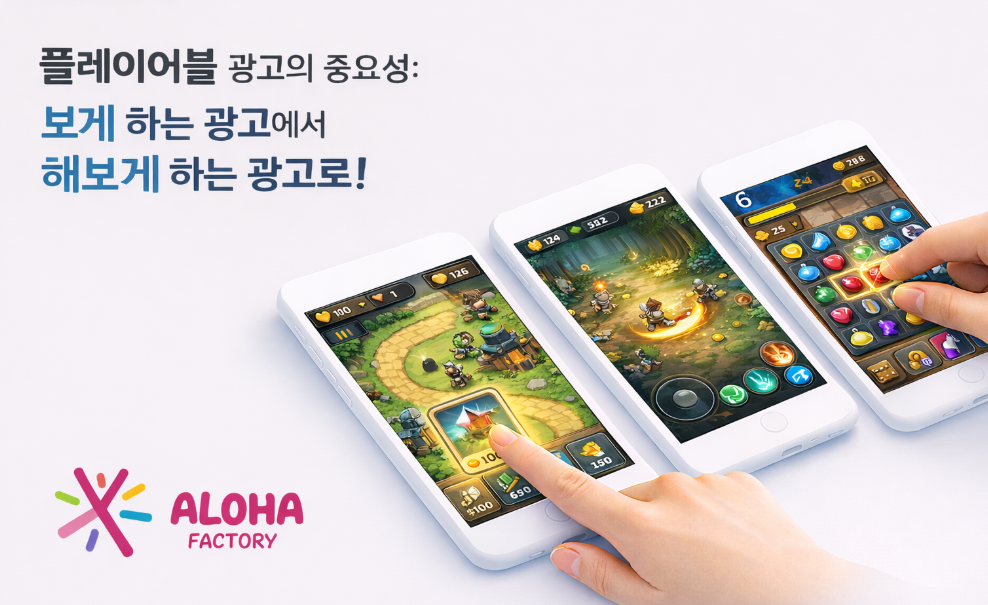 플레이어블 광고의 중요성: 보게 하는 광고에서 해보게 하는 광고로!