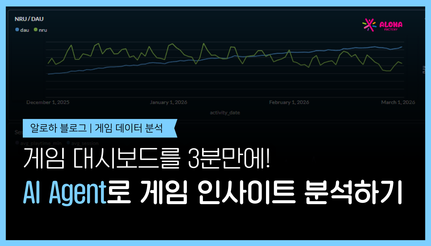 대시보드 하나 만드는 데 3일이 아니라 3분이면 충분합니다 - AI, 게임 데이터 분석의 새로운 패러다임